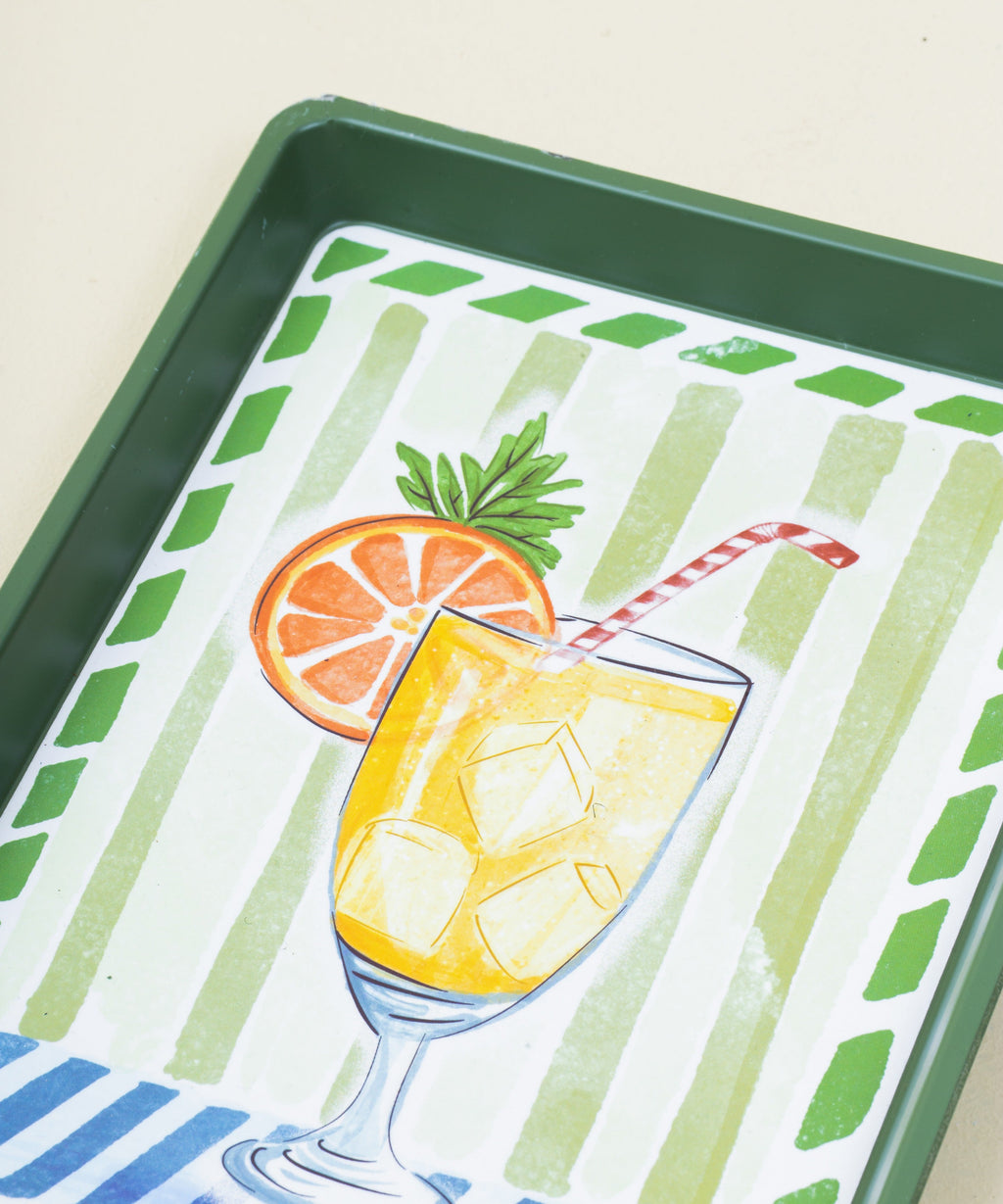 BANDEJA RETANGULA ESTAMPADA SPRITZ