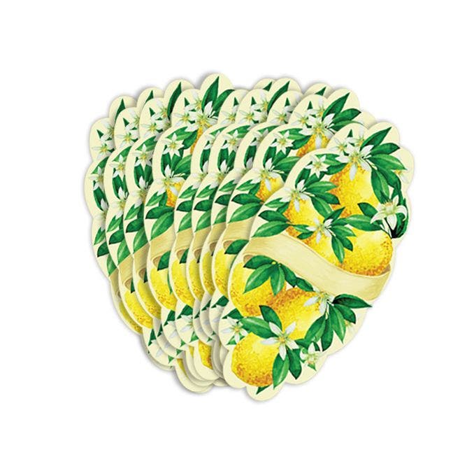 TABLE CARD EM PAPEL COM 12 UNIDADES LIMAO EASY HOME