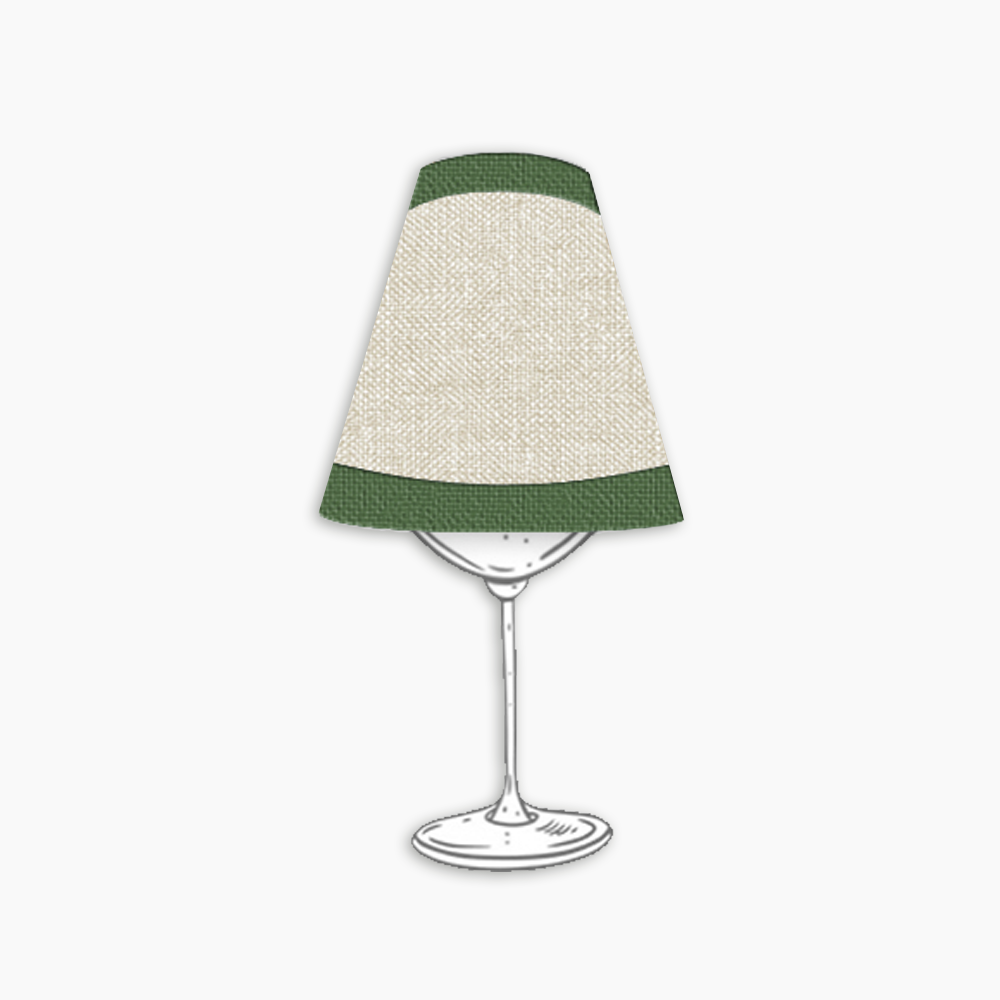CUPULA DE PAPEL COM 6 UNIDADES VERDE EASY HOME