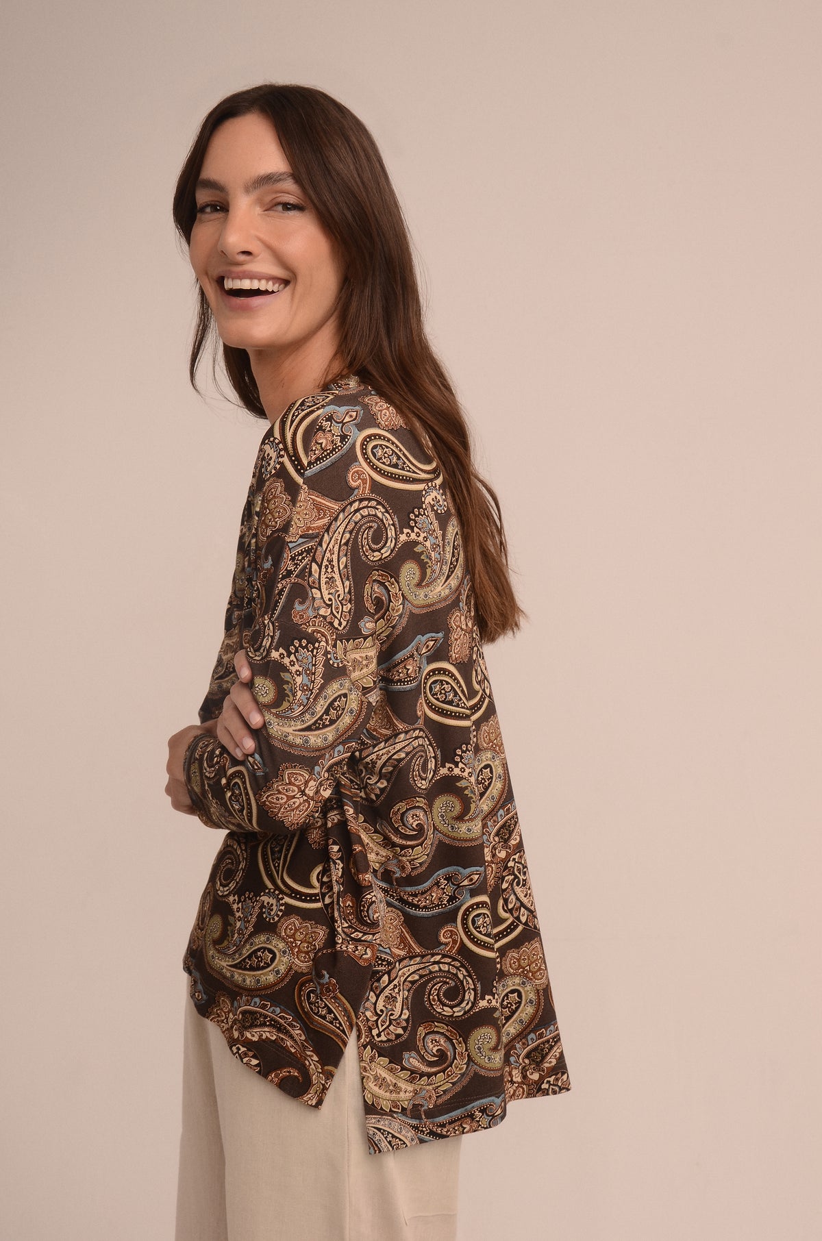 BLUSA MAELE PAISLEY