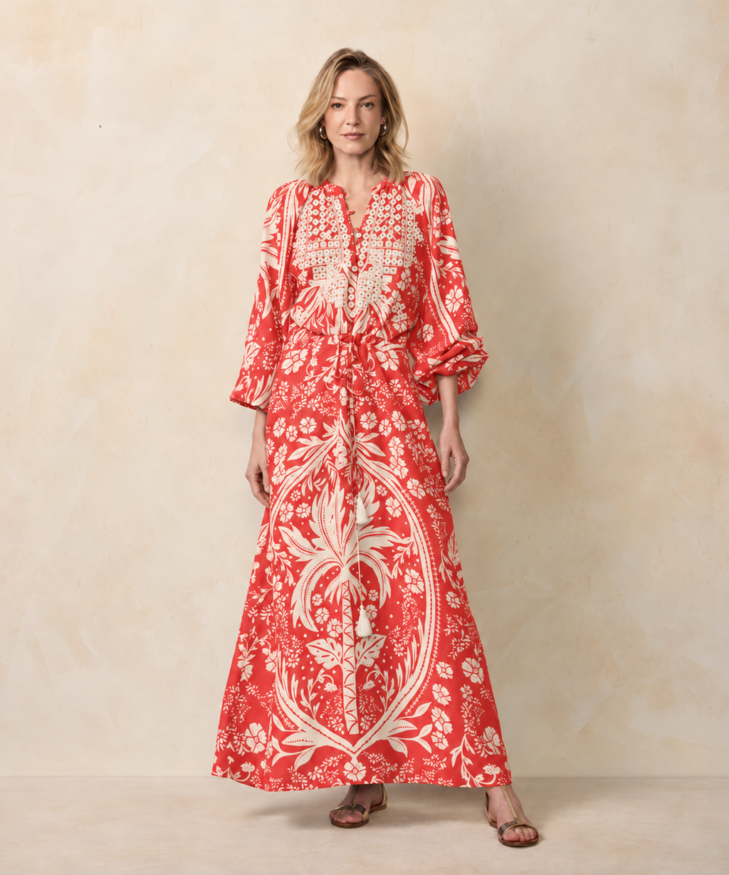 VESTIDO BROOKE CORAL