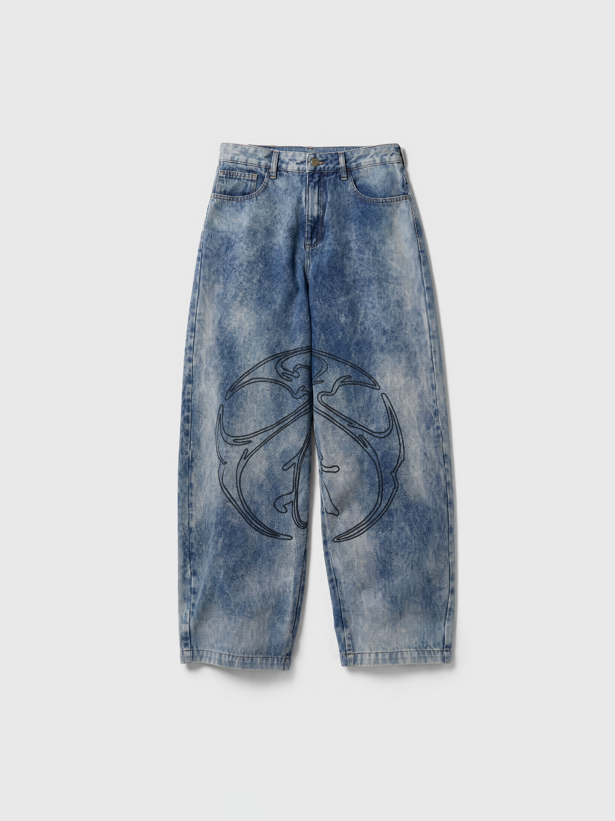 BAGGY DENIM PANTS TIME TRAVEL