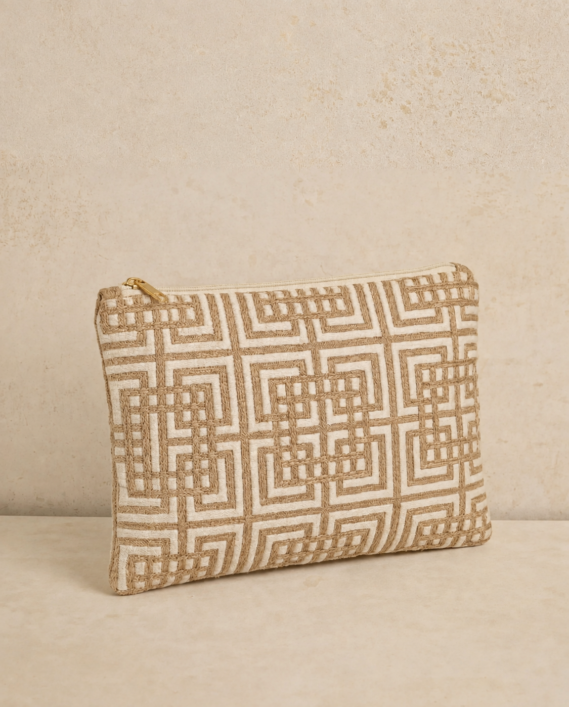 CLUTCH ROMA BEGE