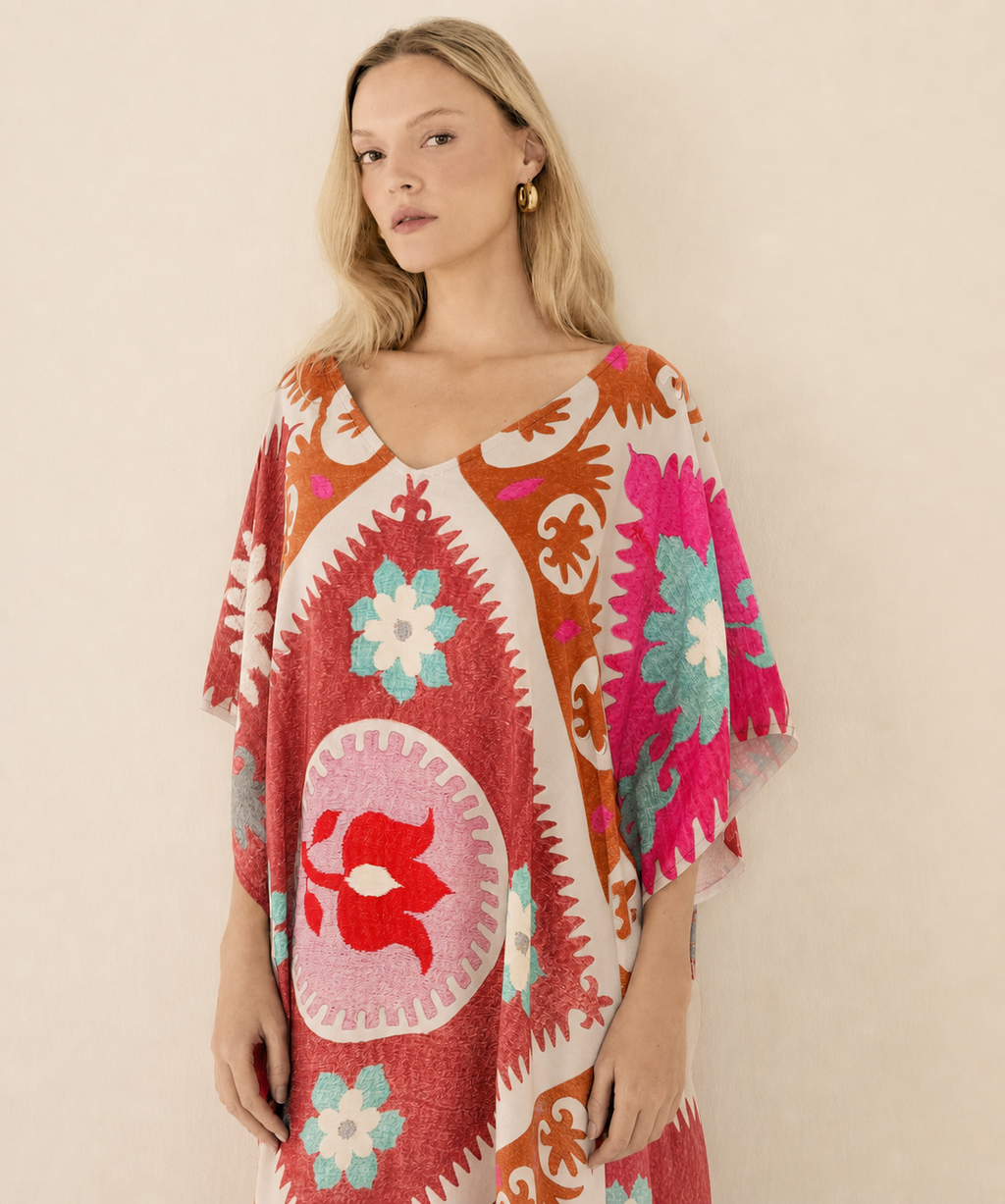 KAFTAN CARMINE