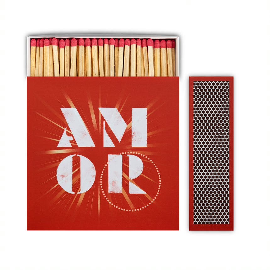 CAIXA AMOR QUADRA MATTE ALLUMETTES
