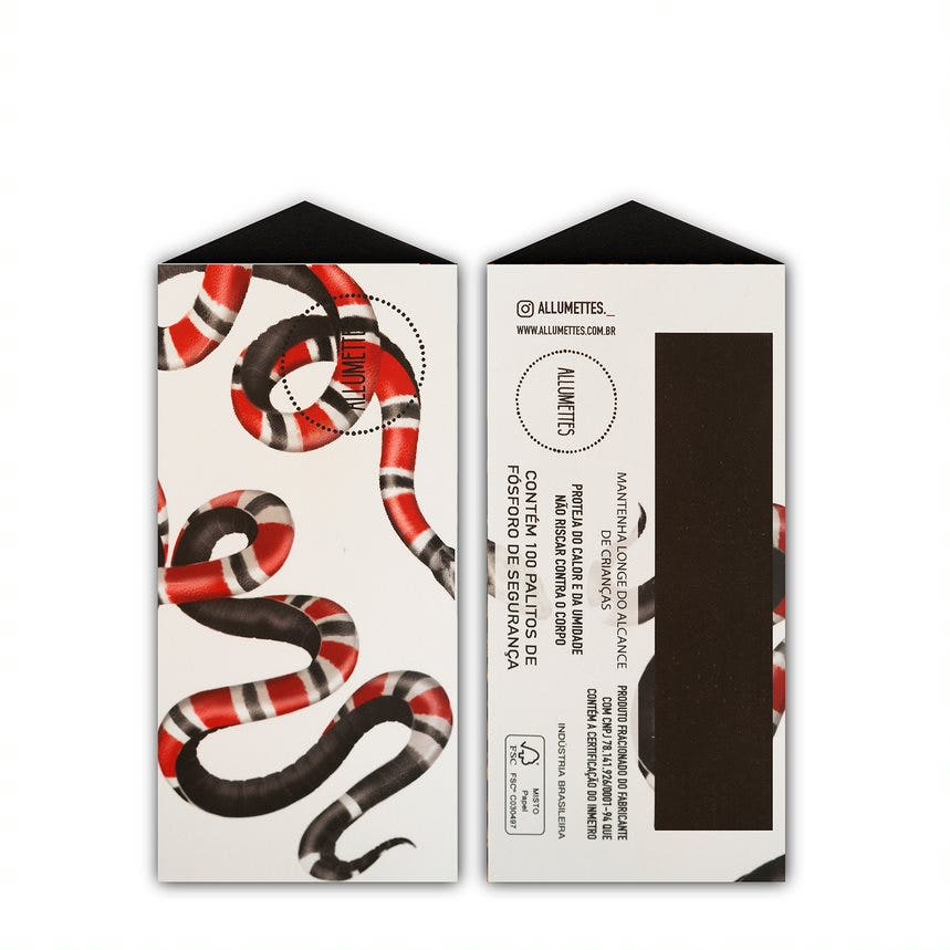 CAIXA SNAKE PRISMA MATTE ALLUMETTES