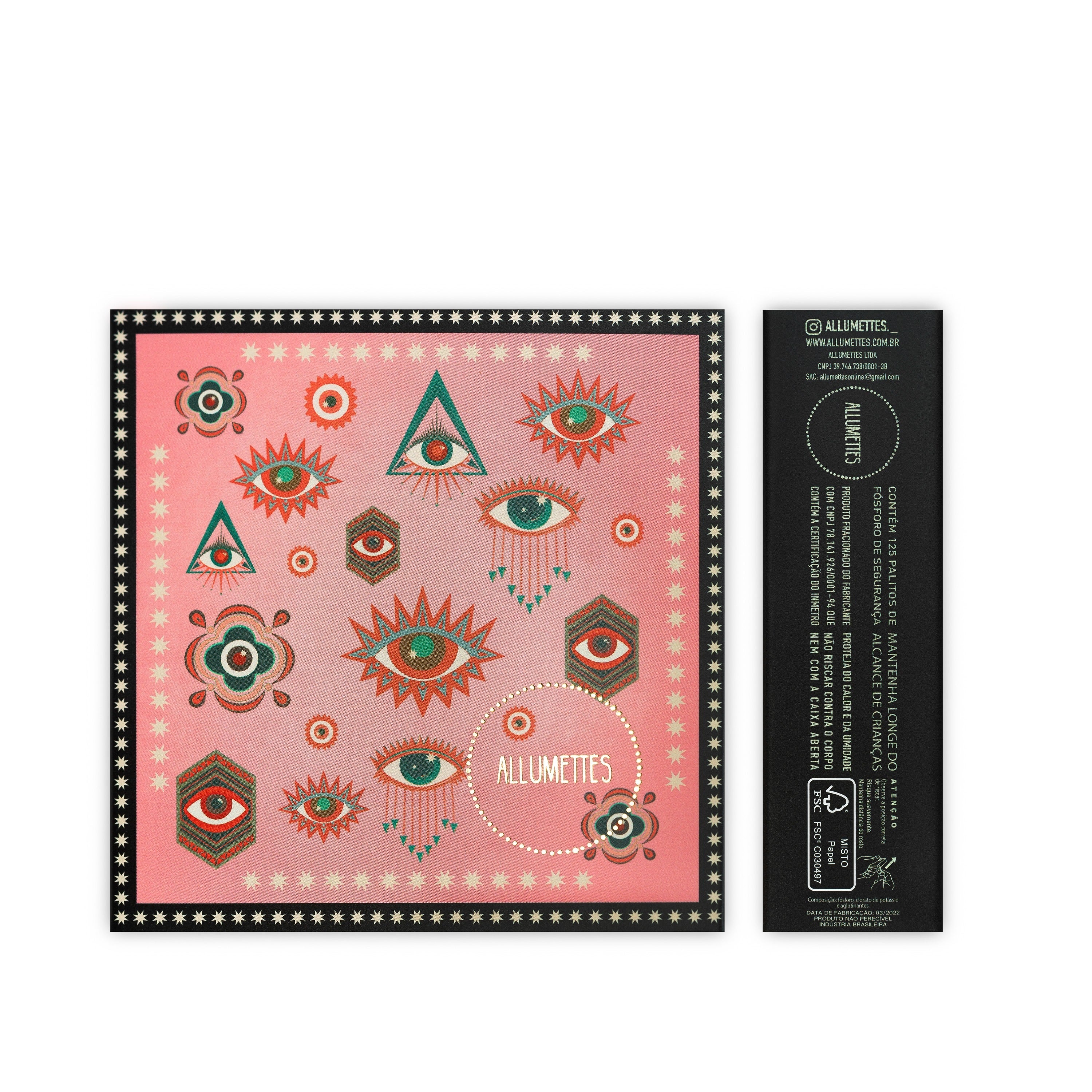 CAIXA ESOTERICA QUADRA GOLD ALLUMETTES